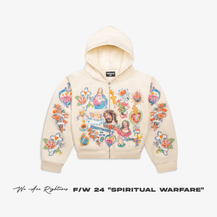 We Are Righteous Sacrifice thermal Zip Up